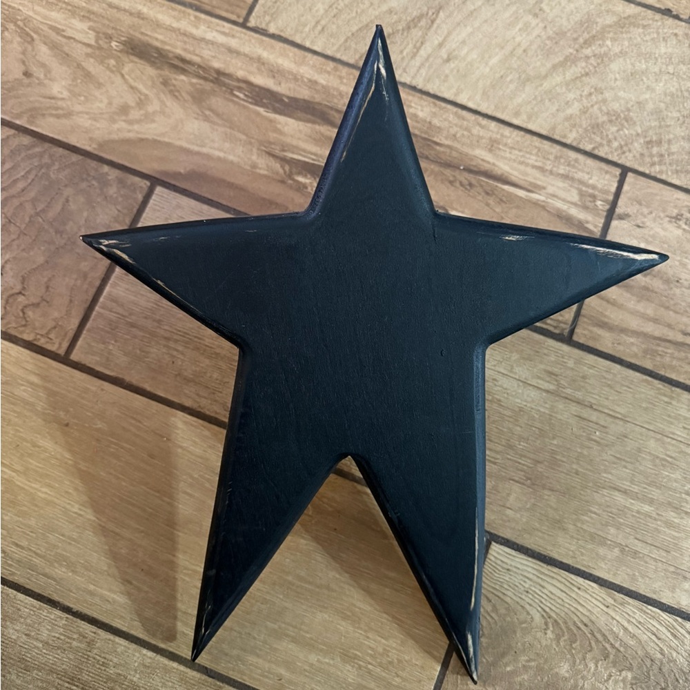 Black Star Shaped Decor